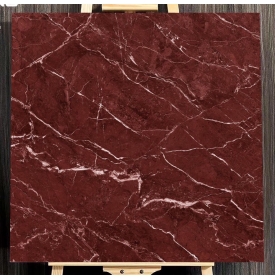 gạch bóng kiếng 60x60 đỏ tia chớp Hậu Giang